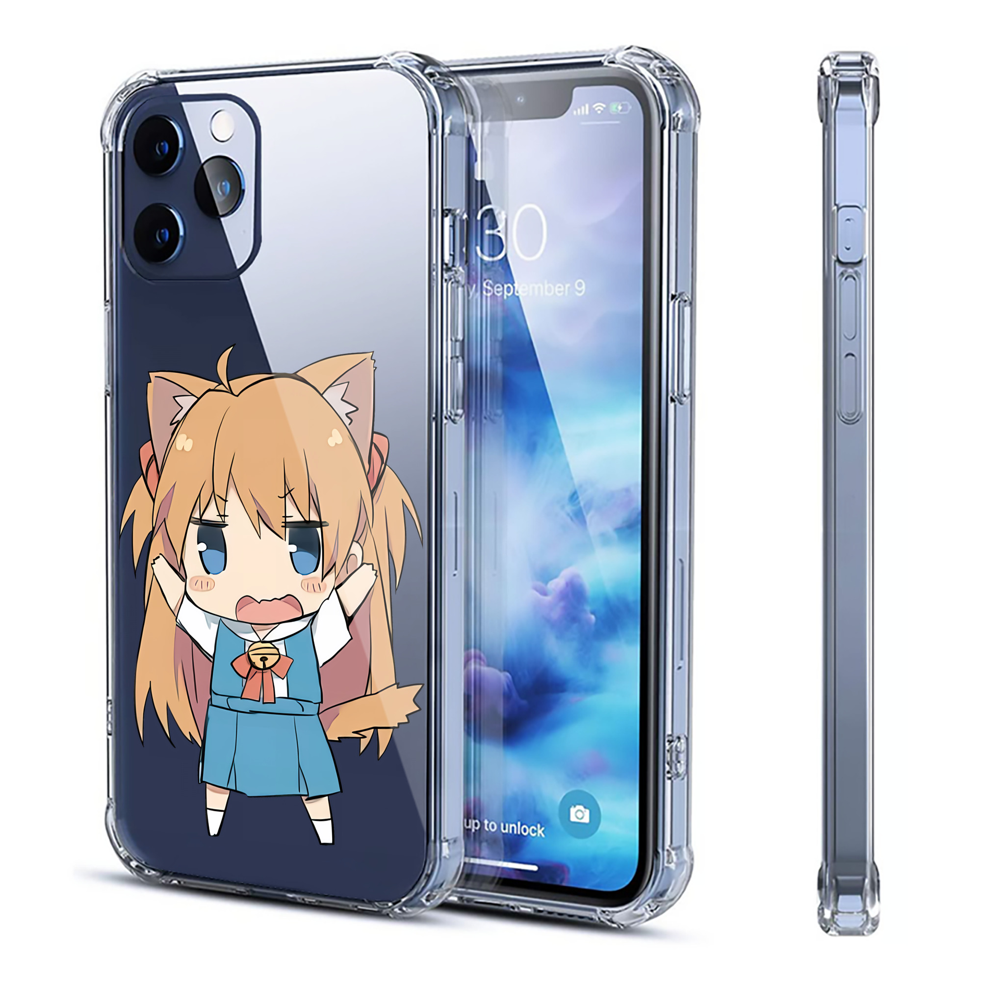 （画像用） EVA 新世紀エヴァンゲリオン 【iPhone 12シリーズ対応】透明スマホケース（クリアソフトケース）